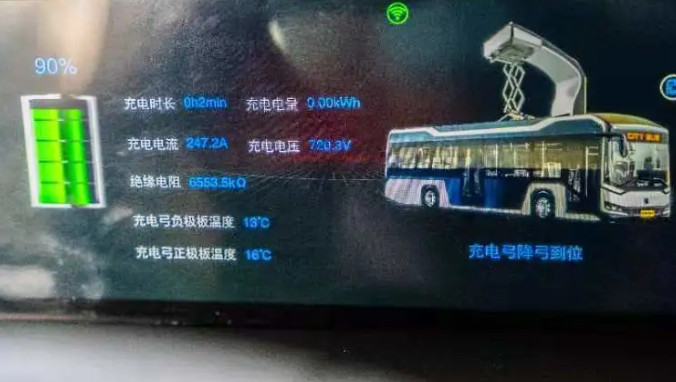 超級(jí)電容用于公交車，充電7分鐘，開行40公里